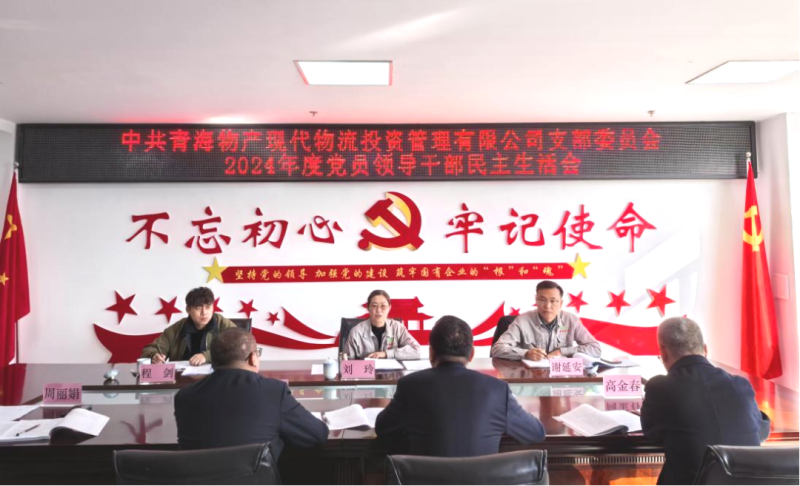 現(xiàn)代物流公司黨支部召開2024年度黨員領(lǐng)導干部民主生活會