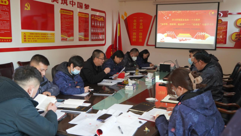 物產(chǎn)汽貿(mào)黨支部召開“知學(xué)理、悟原理、踐真理” ——黨章篇”專題學(xué)習(xí)會