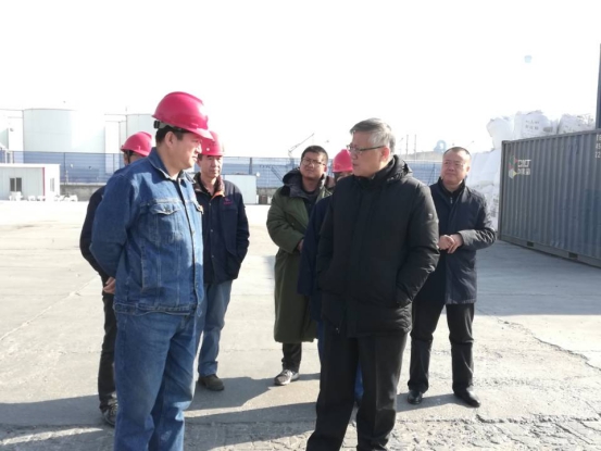 集團黨委書記、董事長王玉輝同志到工投公司考察調研